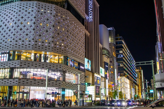 Ginza Shopping District – Tokyo Luxury Tour Spot