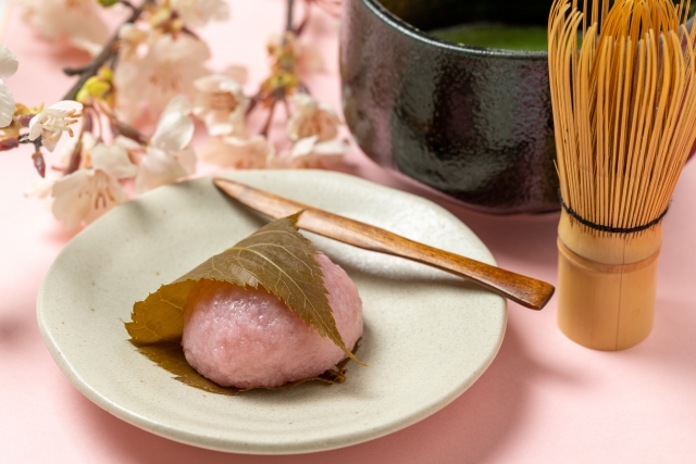 Whisking matcha tea ceremony Tokyo traditional